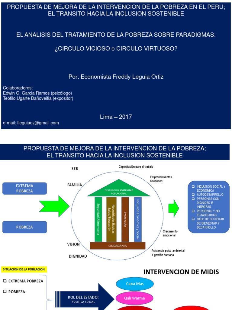 Pobreza Entre El Paradigma Del Circulo