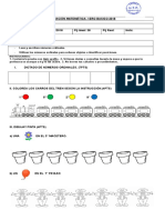 Evaluación Numeros Ordinales