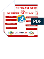 Administrasi Guru Kurikulum 2013 SD Format Excel Dapodik13