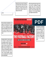 #Football Factory Poster