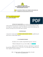 CONTESTAÇÃO - Proc. 0828903-63.2017.8.10.0001 - Thais Lara de Jesus Passos - Concurso PM - Nota de Corte