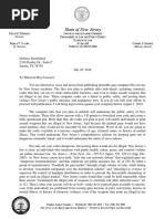 NJ Cease and Desist Letter