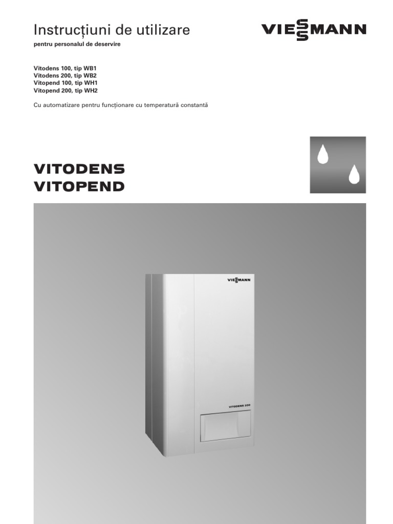 Vitopend 100 Manual Utilizare | PDF