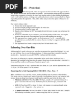 Balancing (In EU - Protection) : Balancing After A Suit Opening Bid (1C/1D/1H/1S - Pass - Pass - ?)