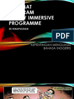 Highly Immersive Programme