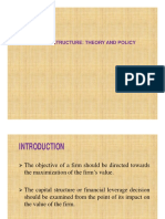 Capital Structure Planning and Policy