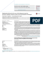 Explanatory Factors For The Use of The ... Ence From Local Government in Portugal