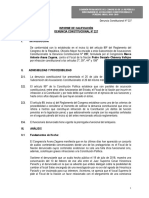 Informe de Calificación Denuncia Constitucional #227
