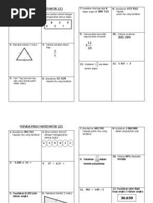 Minda Pagi Maths Sambungan Pdf
