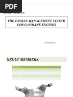 The Engine Management System For Gasoline Engines