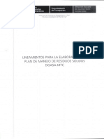 Lineamientos para El Plan de Manejo de RRSS R.D. #540-2016-MTC - 16 PDF