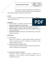 Plan de Gestión de Calidad V01