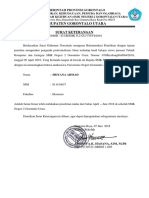 Surat Keterangan Penelitian 2018