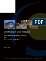 Construction Method Statement 57 Egerton Crescent, London For C & O Developments
