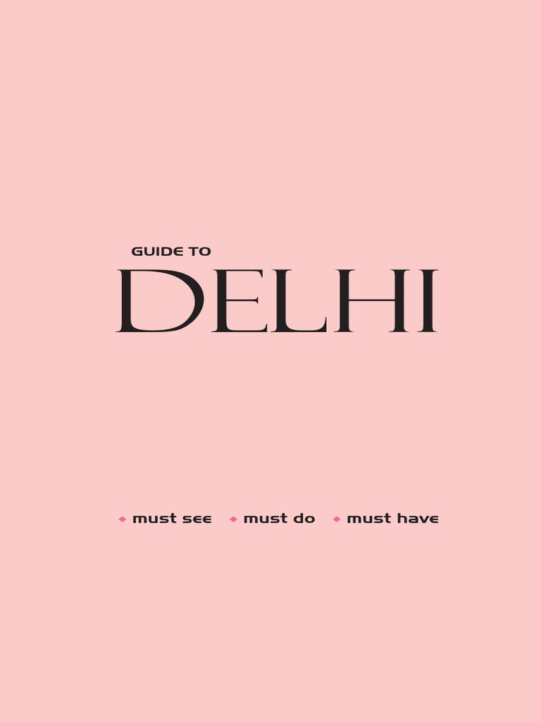 Delhi Tourism, PDF, Delhi