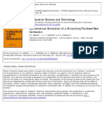 Mathematical Simulation of a Circulating Fluidized Bed Combustor