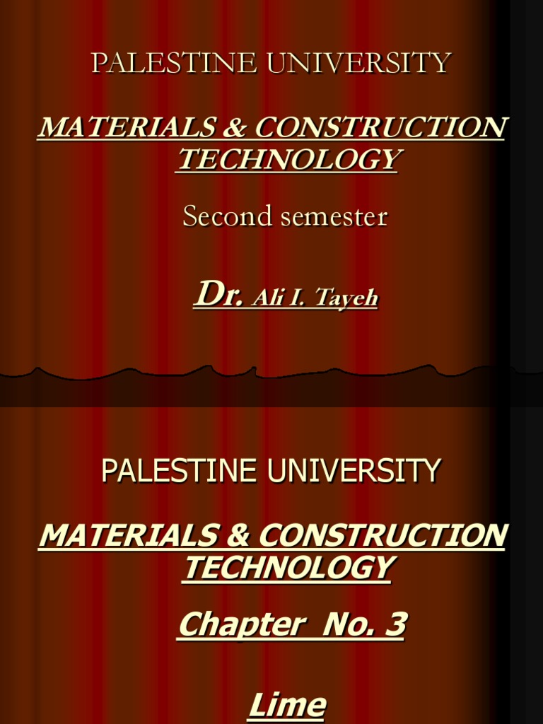 Properties and Uses of Lime | PDF | Lime (Material) | Mortar (Masonry)