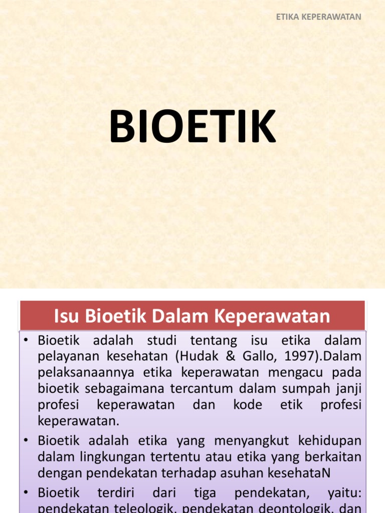 Bio Etik | PDF