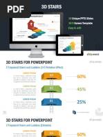 3D Stairs Diagram Showeet (Widescreen)