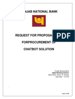 RFP For Procurement of Chatbot Solution