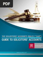 Guide To Solicitors' Account