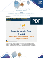 Presentación Del Curso