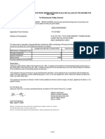 Statement For Claiming Deductions Under Sections 24 (B) & 80C (2) (Xviii) of The Income Tax ACT, 1961