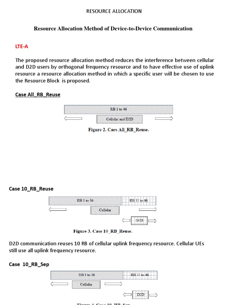 D2D Resource Allocation in LTE-A | PDF