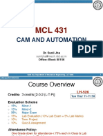 Lectures For Cam and Automation