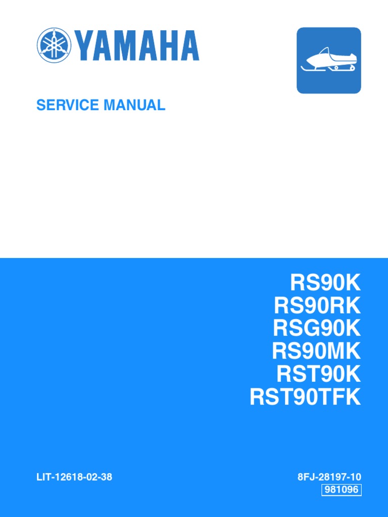 2012 Yamaha Venture RST90BS SNOWMOBILE Service Repair Manual.pdf | Ignition  System | Carburetor