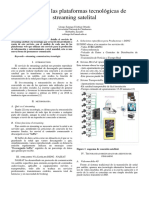 Análisis de Las Plataformas Tecnológicas de Streaming Satelital