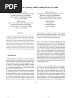 Dynamic Local Clustering For Hierarchical Ad Hoc Networks