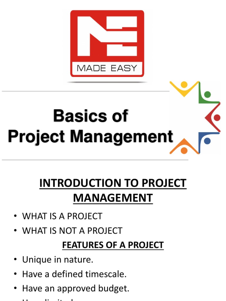 Project Management Basics Explained | PDF | Project Management | Business