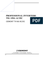 Profesional Inverters Tig Cemont TX150 Ac/dc