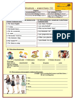 Present Continuous 1 Grammar Drills Picture Description Exercises Writi 78992