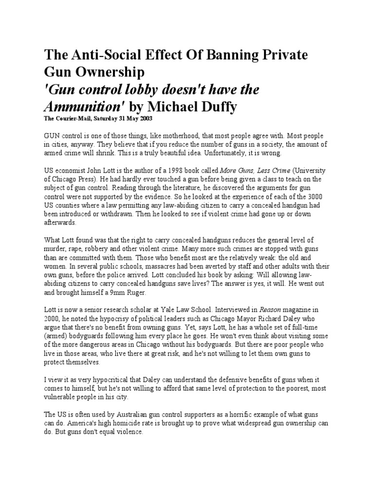 The Anti | PDF | Gun Control | Concealed Carry In The United States