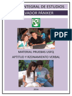 Caratula Pruebas Usfq Verbal