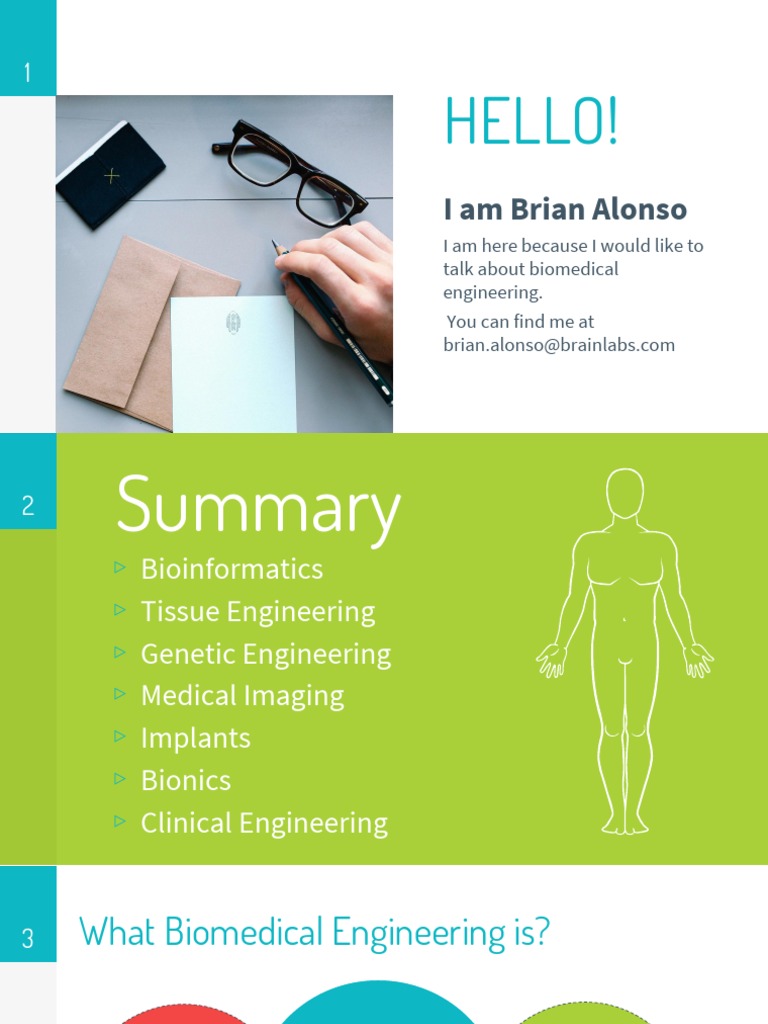 Biomedical Engineering Overview | PDF | Science & Mathematics