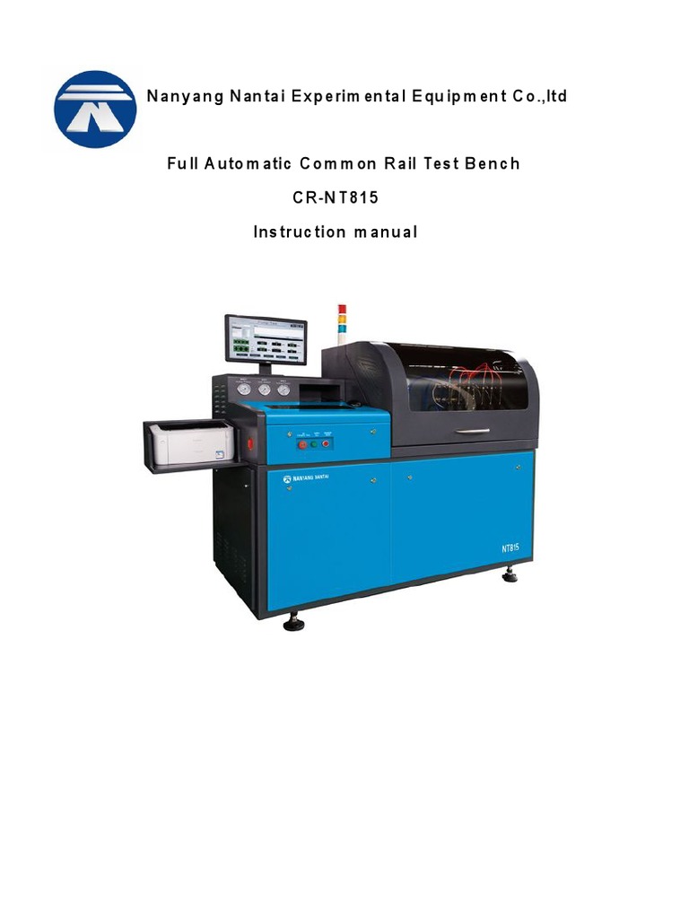 Full Automatic Common Rail Test Bench | PDF | Fuel Injection