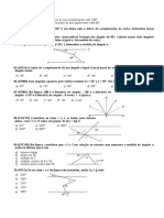 Atividades de geometria com ângulos e polígonos regulares