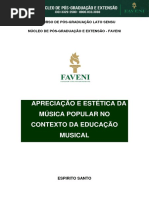 1 Apreciação e Estética Da Música Popular No Contexto Da Educação Musical