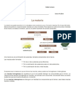 guia La Materia, separacion de mezclas 6º