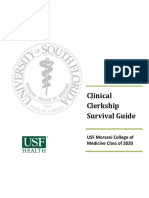 Clinical Clerkship Survival Guide: USF Morsani College of Medicine Class of 2020