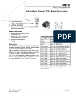 Optocoupler, Phototransistor Output, With Base Connection: Vishay Semiconductors