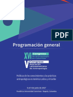 Congreso Antropología Bogotá 2017 - Programación.pdf