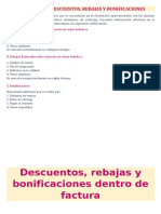 Conceptos de Descuentos