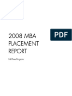 2008 Placement Report Final