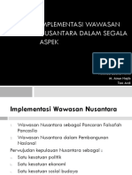 Implementasi Wawasan Nusantara Dalam Segala Aspek