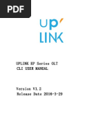 UPLINK EP OLT CLI User Manual v1 2 PDF