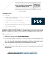 Requisitos para Solicitar La Nacionalidad Chilena Por Nacionalización